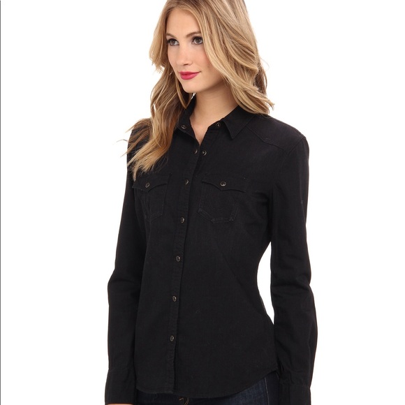 true religion western shirt womens
